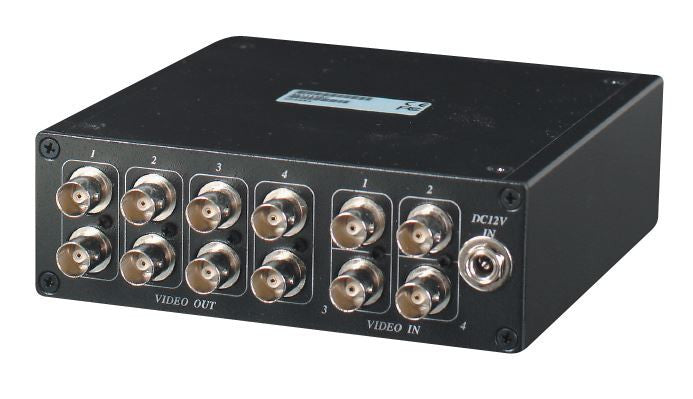 SEESTATION CD408 4 Input 8 Output Video Distributor (BNC) +PS - PAM Distributing Co
