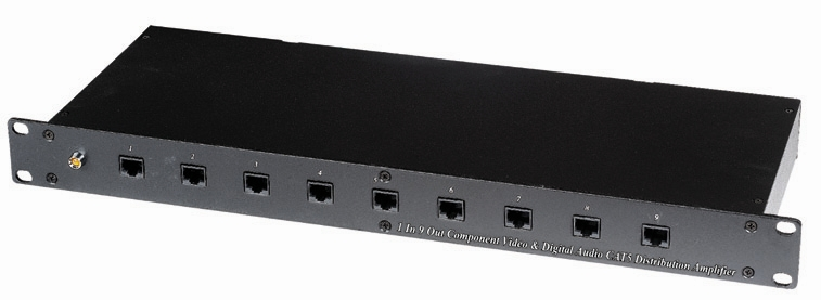 SEESTATION YE09D 1 INPUT 9 OUTPUT COMPONENT VIDEO OVER CAT5 - PAM Distributing Co