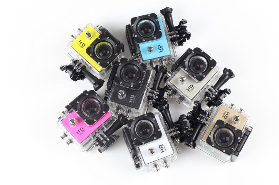 SeeStation SPORT-CAM-RECORDER Action Camera Rugged 12MP Silver GOPRO COMPATIBLE