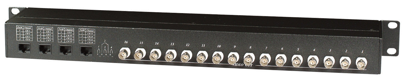 SEESTATION TPP016-RJ45 Port Passive Transceiver Hub, Extra Interference Rejection, RJ45 Connection - PAM Distributing Co