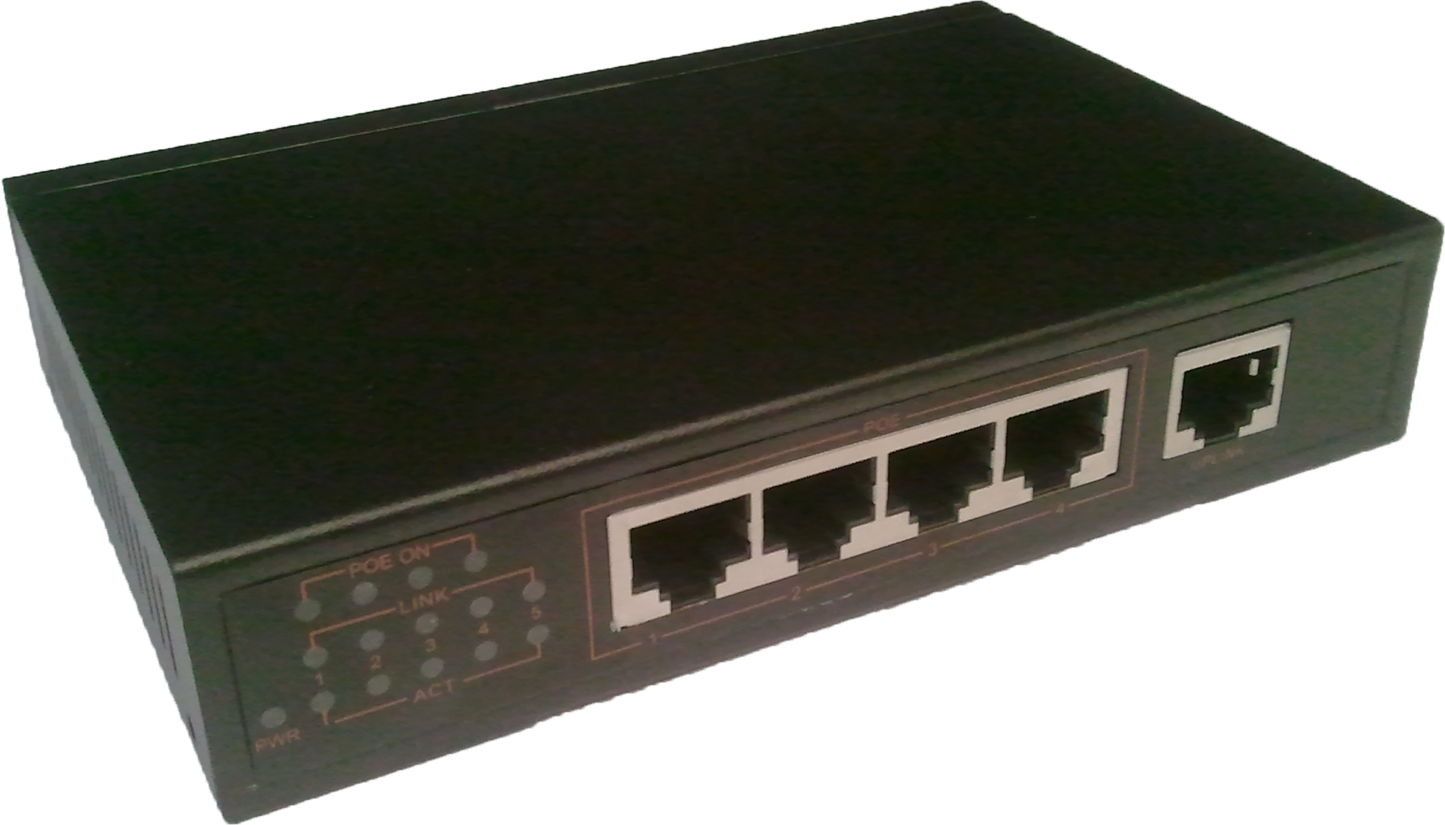 POE PLUS SWITCH 5 PORT (100M)