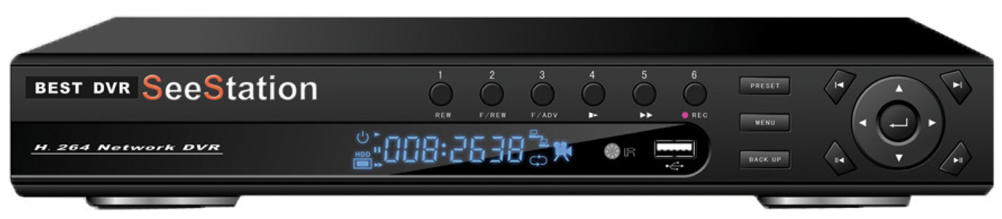 DVR 4 Channel Full D1 All Real