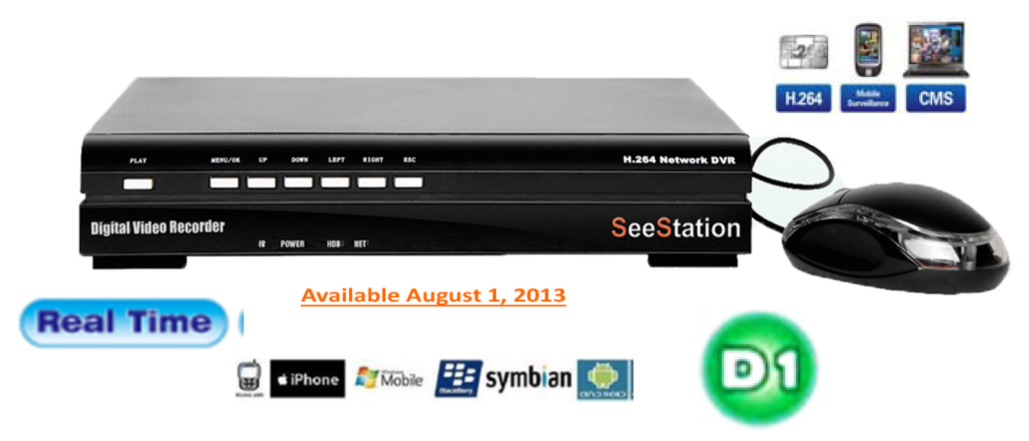 DVR 4 Ch Full D1 All Real Time