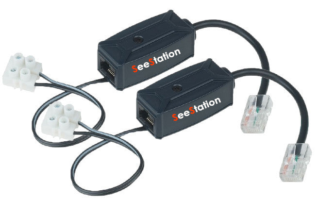 SEESTATION EP01 (POE) Power Over Ethernet UTP Cat5/5e/6 (Passive 2 Pc Set) - PAM Distributing Co