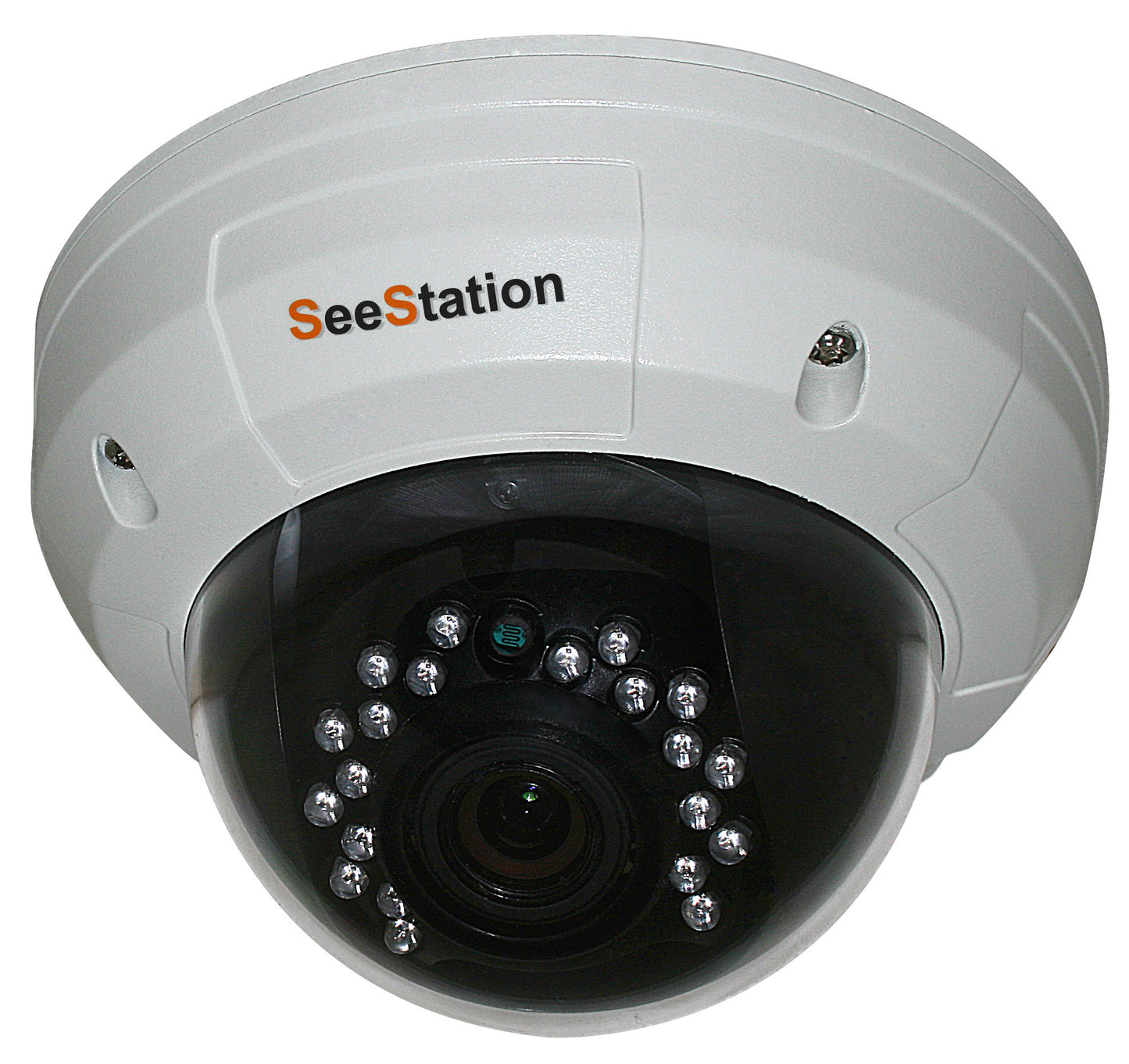 SeeStation (TVI) Motorized Zoom Dome CAMERA 2MP/1080P Analog High Definition 2.8-12mm (21 IR LED)