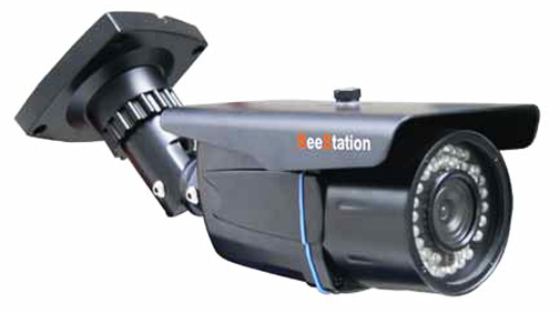 SeeStation C1230AV8-AG Bullet Camera Outdoor 700 TVL Varifocal 2.8-12mm Lens 12V