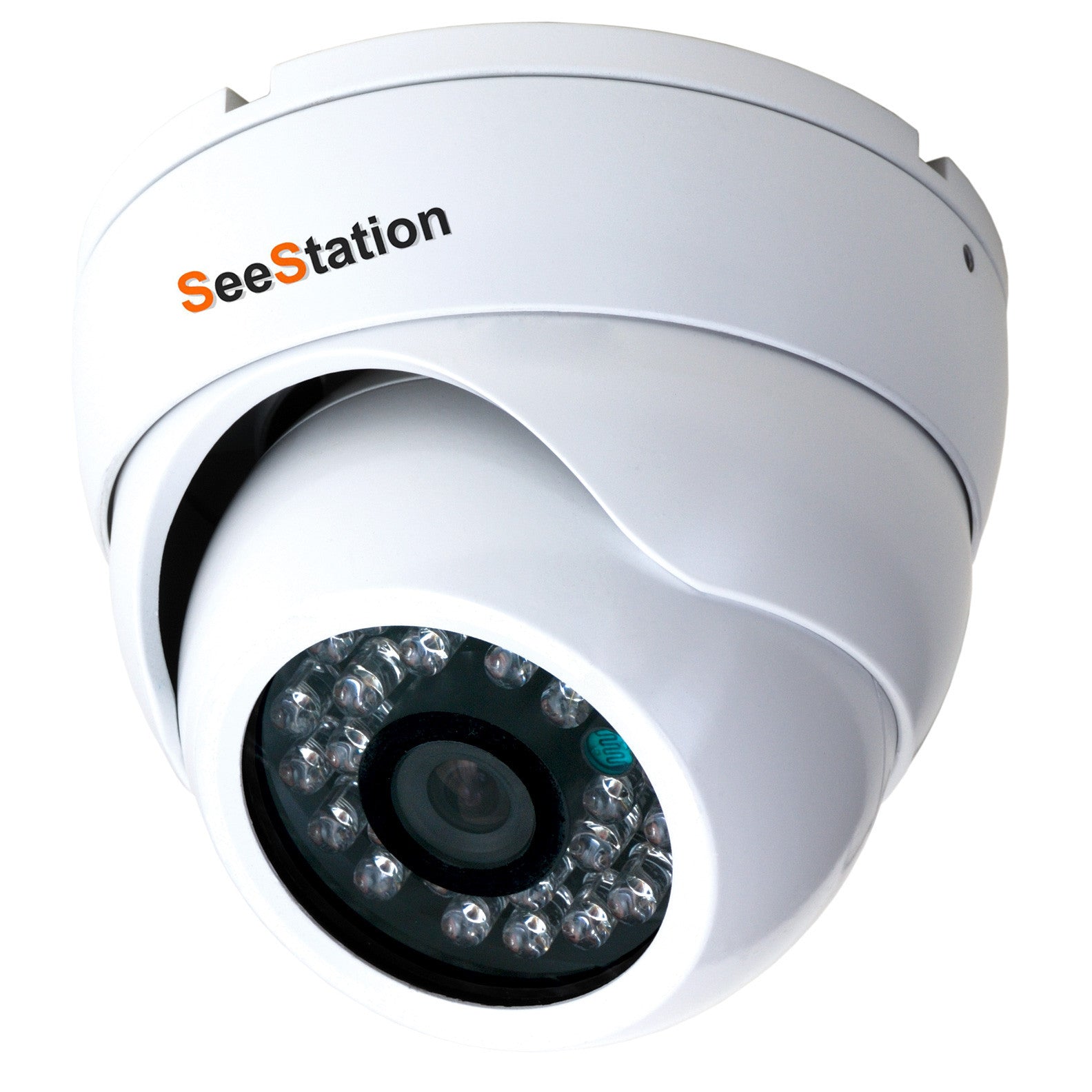 SeeStation (Hybrid) CHYB2104AF1-AW Turret Dome Camera, 720P, 4 in 1 Technology, TVI+AHD+CVSB+Standard Analog - PAM Distributing Co