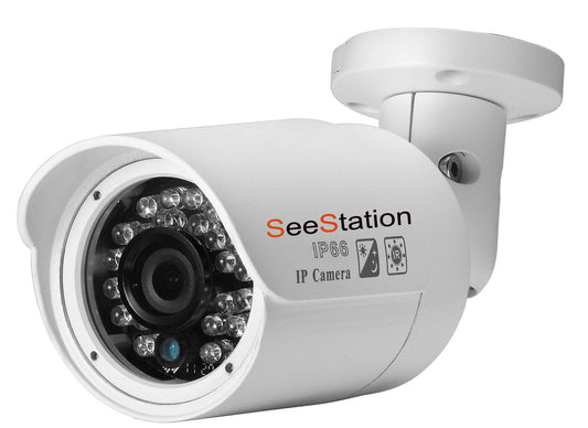 SeeStation (IP) CIP1210F-1W IP Bullet Camera 1.3MP IR POE ONVIF 3.6mm Fixed Lens