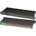 SEESTATION TPA016-1 16 Port Active Receiver Hub In 1U Rack Mounting Panel - PAM Distributing Co